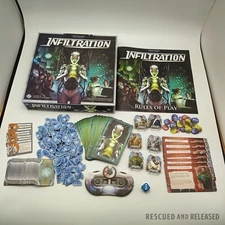 Android Universe: Infiltration (Board Game, 2012) Fantasy Flight Card COMPLETE