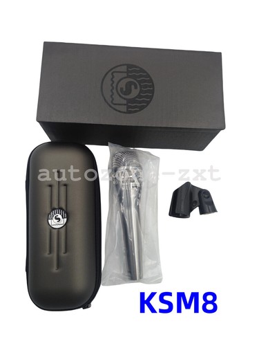 Silver KSM8 Professional Mic Cardioid Vocal Dynamic Microphone Handheld Wired US - Picture 4 of 10