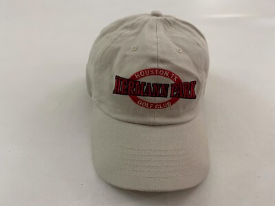 Harmann Park Golf Club Cream Embroidered Adjustable Baseball Hat One Size