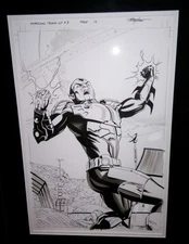 Mike Mayhew Original Art Splash Page Guardians of the Galaxy OA Published 