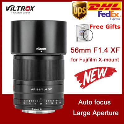 DHL Viltrox 56mm F1.4 STM Prime APS-C Auto Fucus for Fuji X-mount XT4 XT3 XT30