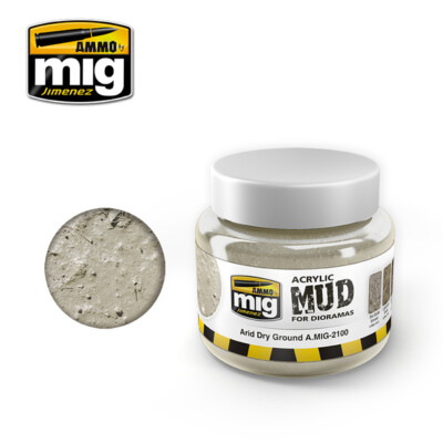AMMO by Mig Jiménez  Acrylic Mud and Textures Paint 250ML - choose any color