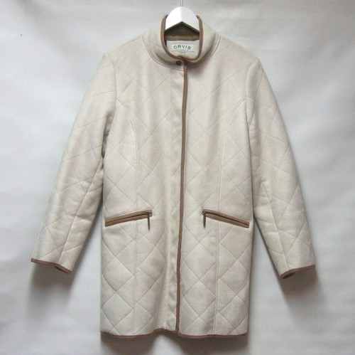 ORVIS CREAM \u0026 TAN FAUX SHEEPSKIN POCKET 