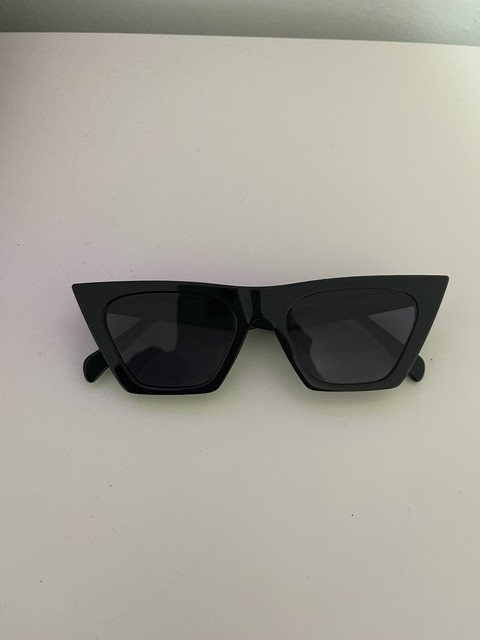 Celine Cl41468/s 807ir Black Cat Eye Sunglasses for sale online | eBay