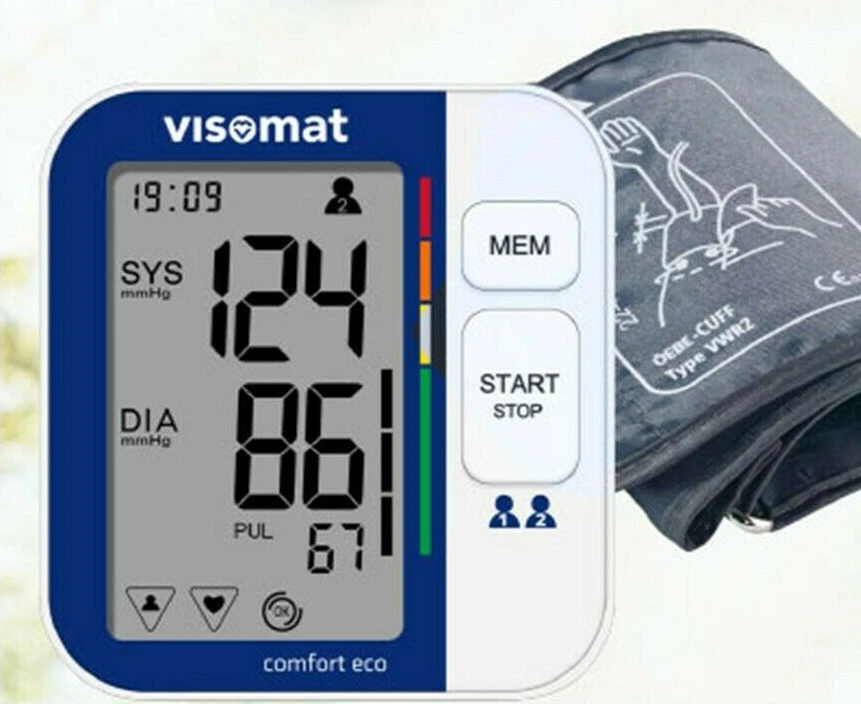 VISOMAT comfort eco Oberarm Blutdruckmessgerät 22-42cm Manschette 