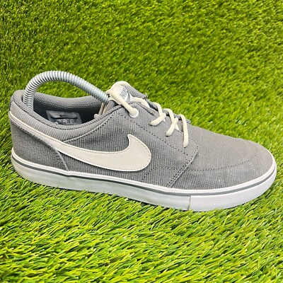 Nike Portmore 2 Solar Canvas Sneakers Mens Size 12 Grey White 880269-010 Nike SB 880269-010 Men main image 2