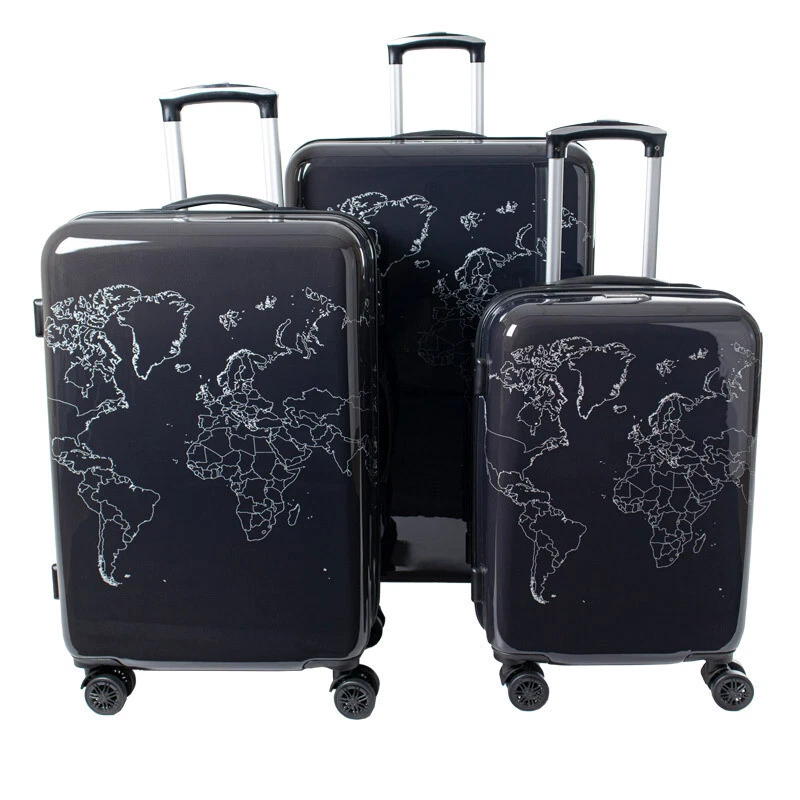 3-teiliges Hartschalen Koffer-Set – Polycarbonat, TSA-Schloss, Ultraleicht - Bild 2 von 4