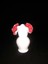 Older-Fenton-White-Satin-with-Red-Overlay-Art-Glass-Bud-Vase-Make-Offer thumbnail 3
