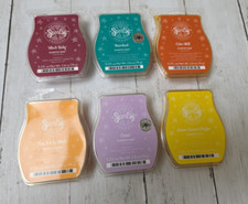 Scentsy Wax Bars Mixed Scents Lot Of 6