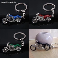 3D Simulation Model Motorcycle Keychain Key Chain Ring Keyring - Choose Color