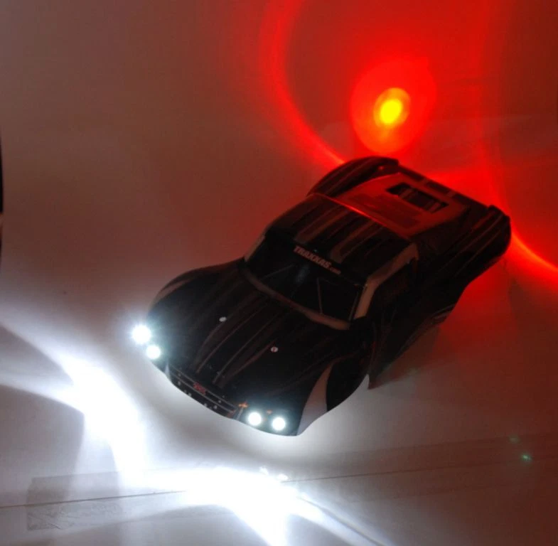 LED RC Light Set Traxxas 1/16 Summit REVO slash losi sct sc erevo  4W2R JR JST - Image 2 of 4