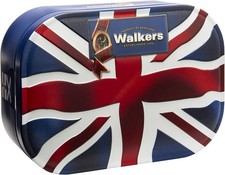 Shortbread Biscuits Gift Tin – Union Jack Keepsake, Traditional Pure Butter