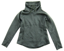 Marmot Green Waffle Cowl Neck Front Pocket Pullover Sweatshirt Women Medium