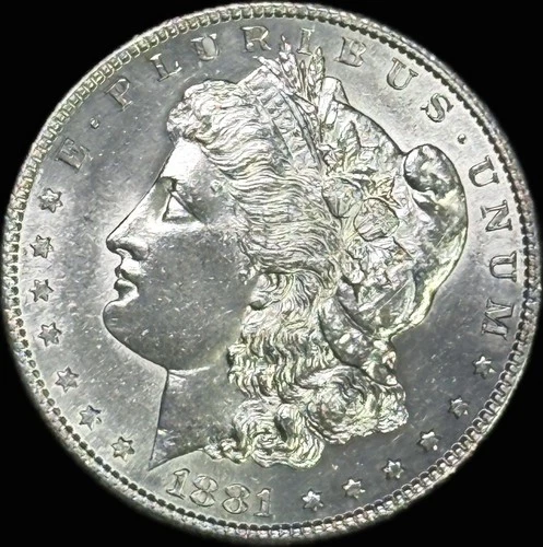 1881 S Morgan Dollar BU Uncirculated Mint State 90% Silver Coin Amazing Luster