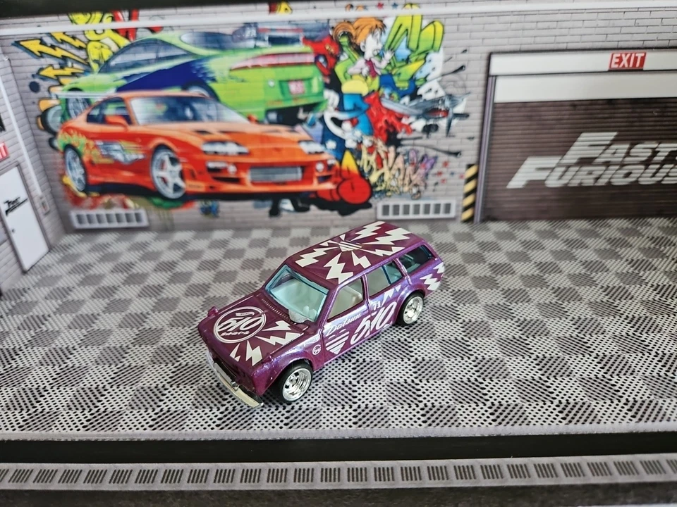 WHEELSWAP CUSTOM HOT WHEELS 71 DATSUN 510 WAGON Real Riders Combine postage - Image 4 of 4