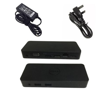 Original Dell D1000 Display Link Dockingstation mit Adapter