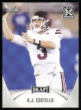2021 Leaf Draft #12 K.J. Costello Mississippi State Bulldogs