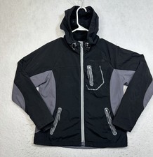 boys FREE COUNTRY fcxtreme Super Softshell Jacket Size large Black