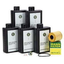 5L ORIGINAL 5W-30 LL-04 Motoröl + MANN Ölfilter für MINI R56 R55 N12 N14 N16 N18