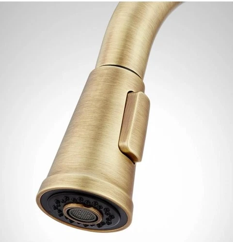 Signature Hardware SHXCGF107AGBR Single Handle Pull Down Kitchen Faucet - Picture 3 of 4