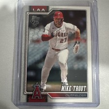 MIKE TROUT - 2026 Topps Series 1 Super Box Image Variation Companion Card #350