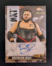 2021 Topps WWE Bronson Reed /250 On-card Auto NXT #A-BR Read Description