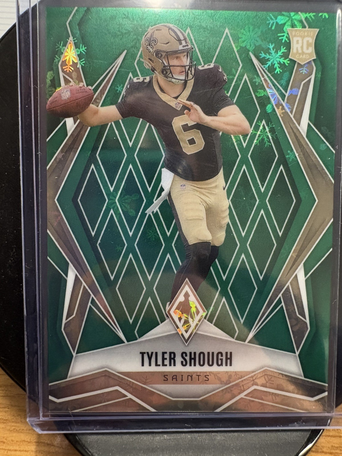 Tyler Shough 2025 Panini Phoenix Rookie Green winter #'d /149 Rookie Card #169