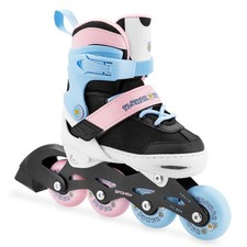 Kinder M&auml;dchen Inliner Verstellbar Inline-Skates ABEC-7 SPOKEY JOY Rosa