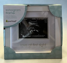 Sonogram Baby Infant Frame -Love At First Site Picture Frame By Pearhead. New.