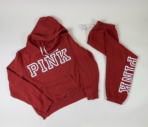 Vintage PINK Victorias Secret Sweatsuit. Top: Large, Bottoms: Medium, FAST SHIP!