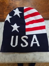 Patriot USA Flag Knit Beanie Winter Warm Cap One Size Stretchy