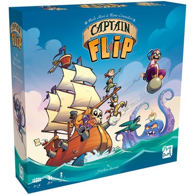 : Captain Flip - Board Game, Play As a Pirate Captain, Recruit Crew, Collect ...