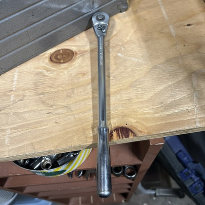 #ad Sears Craftsman Extra Long Handle 3 8” Drive Full Polish Ratchet 44833 L AB $65.00