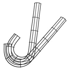 2 PCS Kranzdekoration Metallringe Zum Kranzbasteln Metalldrahtkranz -Reifen