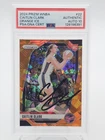 CAITLIN CLARK 2024-25 PRIZM WNBA ORANGE ICE ROOKIE AUTO #22 FEVER PSA AUTH Q7075