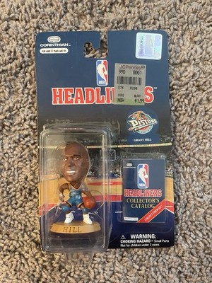 Grant Hill NBA Headliners Figure 1997 Detroit Pistons Corinthian NIB Vintage NBA
