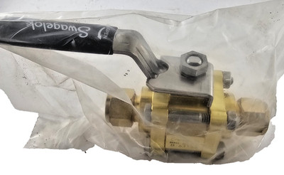 B-63TS8 BRASS BALL 1/2'' VALVE SWAGELOK
