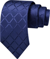 3.15" 8cm Fashion Striped PaisleyTies Mens Plaid Flower Necktie for Wedding