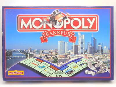 Monopoly Frankfurt- Hasbro Winning Moves 2000 - Vollständig - Sehr guter Zustand