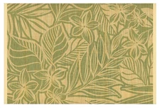 Hawaiian Vintage Print Floral Bamboo Place Mats Set of 2 Hawaii Kitchen Table N