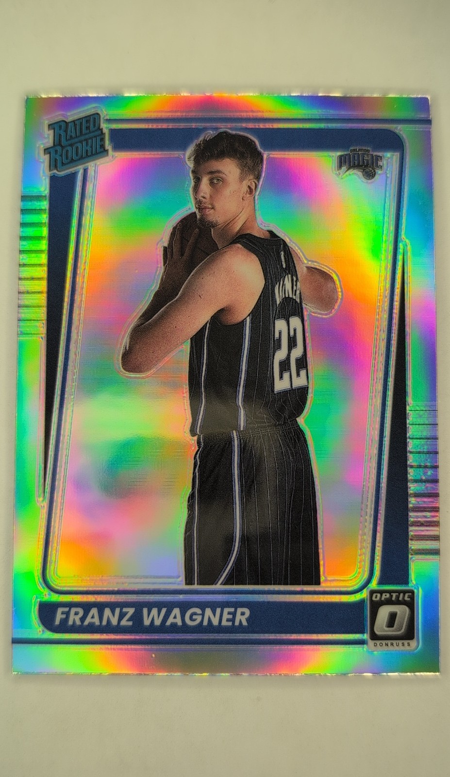 2021-22 Panini Donruss Optic - Rated Rookie Franz Wagner #185 Holo Prizm (RC)