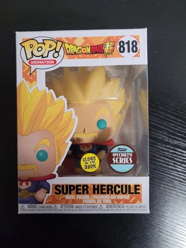 Super Hercule Glow In The Dark 818 POP Funko Dragon Ball Z DBZ Specialty Series