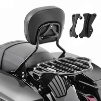 Sissybar + GepäCkträGer Ki FüR Harley Davidson Street Glide 14-25 Schwarz