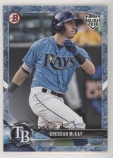 2018 Topps Holiday Bowman White Snow 16/50 Brendan McKay #TH-BMC s7f