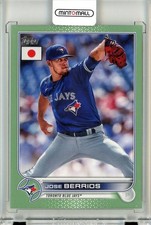 2022 Topps Baseball Japan Edition Jose Berrios Base Jade Green Parallel 13/75