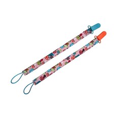 Pacifier Sippy Cup Strap Clips Set of 2 Mushrooms Novelty