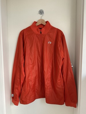 NEWLINE Herren Sportjacke Gr. XXL Orange Polyester Innen Weich Laufen Fahrrad