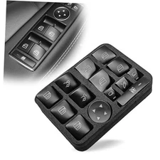 Car Window Glass Lift Button Trim Cover Door Switch Button Decor Cover 