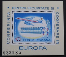 ROMANIA  1977 MS4303 EUROPEAN SECURITY AND CO-OPERATION CONFERENCE MNH