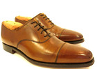Men's Corckett & Jones  Hallam Mid Brown English Oxfords Size 7.5 E UK, 8.5 D US — photo 1